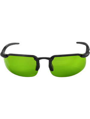 Swordfish® Green IR Shade 2.5 Lens, Matte Black Frame Safety Glasses - BH10616AF