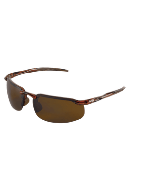Swordfish® Brown Flash Mirror Lens, Crystal Brown Frame Safety Glasses - BH10711