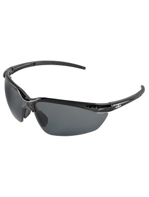 Mojarra® Dark Smoke Anti-Fog Lens, Crystal Black Frame Safety Glasses - BH1133AF