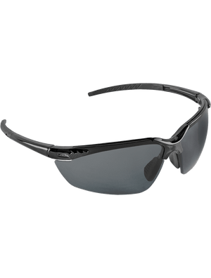 Mojarra® Dark Smoke Anti-Fog Lens, Crystal Black Frame Safety Glasses - BH1133AF