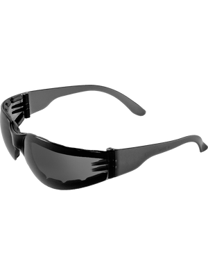 Torrent™ Foam-Lined Smoke Anti-Fog Lens, Frosted Black Frame Safety Glasses - BH13153AF