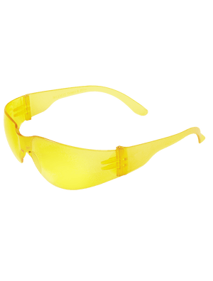 Torrent™ Yellow Lens, Frosted Yellow Frame Safety Glasses - BH134