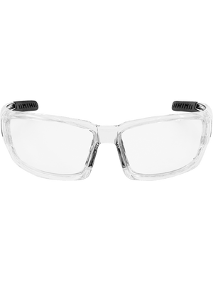 Maki® Clear Anti-Fog Lens, Crystal Clear Frame Safety Glasses - BH1411AF
