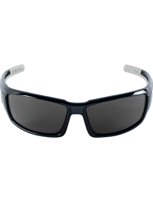 Maki® Smoke Anti-Fog Lens, Crystal Black Frame Safety Glasses - BH1433AF