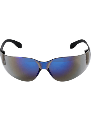 Torrent™ Blue Mirror Lens, Matte Black Frame Safety Glasses - BH149
