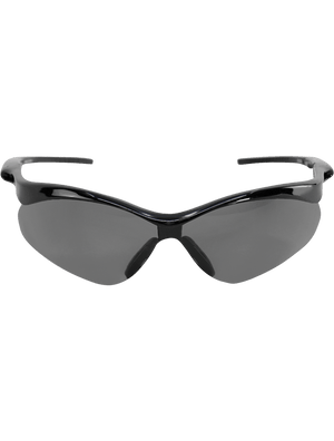 Spearfish® Smoke Performance Fog Technology Lens, Shiny Black Frame Safety Glasses - BH2253PFT