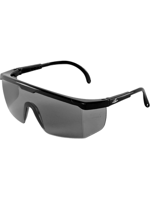 Kaku® Smoke Lens, Shiny Black Frame Safety Glasses - BH353