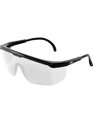 Kaku® Clear Lens, Shiny Black Frame Safety Glasses - BH361