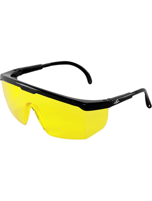 Kaku® Yellow Lens, Shiny Black Frame Safety Glasses - LIMITED STOCK - BH364