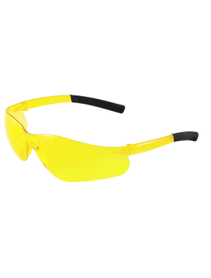 Pavon® Yellow Lens, Frosted Yellow Frame Safety Glasses - BH584