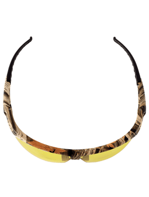 Stinger® Yellow Anti-Fog Lens, Woodland Camouflage Frame Safety Glasses - BH61084AF