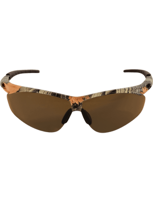 Stinger® Brown Anti-Fog Lens, Woodland Camouflage Frame Safety Glasses - BH6108AF