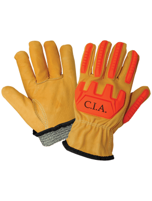 Premium Cowhide Grain Leather Cut, Impact, Abrasion Resistant Gloves - LIMITED STOCK - CIA3200