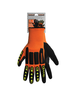 Vise Gripster® C.I.A. High-Visibility Double Mach Finish Nitrile Coated Gloves with Cut, Abrasion, Puncture, and Impact Protection - CIA520MF