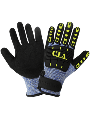 Vise Gripster® C.I.A. Cut, Impact, Puncture, and Abrasion Resistant Nitrile Double-Coated Gloves - CIA617V