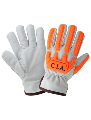 High-Visibility Cut and Impact Resistant Buffalo Leather Drivers Gloves - CIA7700