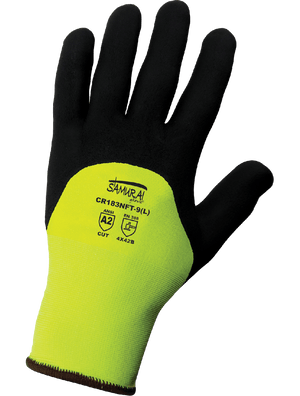 Samurai Glove® High-Visibility Cut, Abrasion, and Puncture Resistant Coated Gloves - LIMITED STOCK - CR183NFT