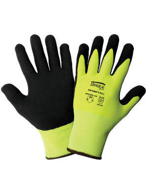 Samurai Glove® High-Visibility Cut, Abrasion, and Puncture Resistant Tuffalene® UHMWPE Anti-Static/Electrostatic Gloves - CR18NFT