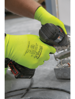Samurai Glove® High-Visibility Cut, Abrasion, and Puncture Resistant Tuffalene® UHMWPE Anti-Static/Electrostatic Gloves - CR18NFT
