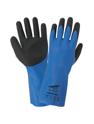 FrogWear® Double-Dipped Nitrile, Supported, Chemical Gloves with Cut, Abrasion, and Puncture Resistance - CR592