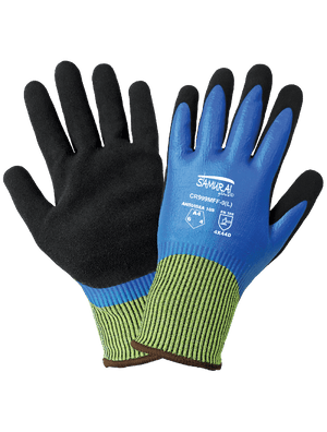 Samurai Glove® Tuffalene® Liquid and Cut Resistant Double-Coated Gloves - CR999MFF