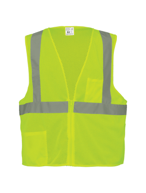 FrogWear® HV High-Visibility Lightweight Mesh Polyester Safety Vest - GLO-001