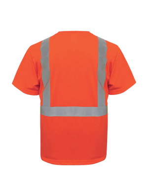 FrogWear® HV Self-Wicking Polyester Short-Sleeved Shirt - GLO-005B