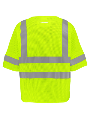 FrogWear® HV ANSI Class 3 Flame-Resistant Surveyors Safety Vest - GLO-025FR