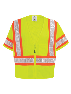 FrogWear® HV Lightweight Mesh Safety LED Vest - GLO-12LED