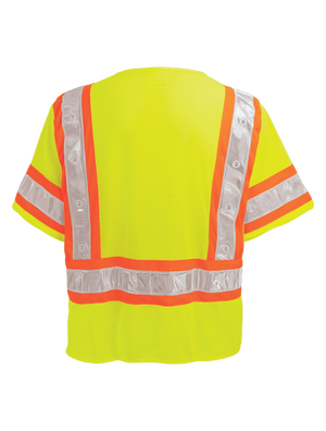 FrogWear® HV Lightweight Mesh Safety LED Vest - GLO-12LED