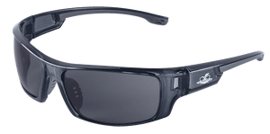 Dorado® Dark Smoke Performance Fog Technology Lens, Crystal Black Frame Safety Glasses - BH943PFT