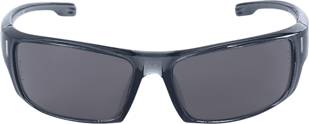 Dorado® Dark Smoke Performance Fog Technology Lens, Crystal Black Frame Safety Glasses - BH943PFT