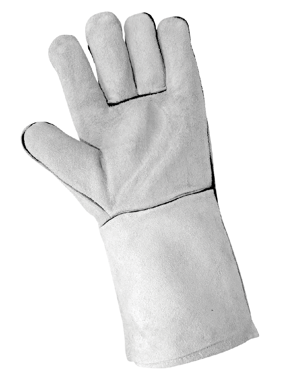 Economy-Grade Split Cowhide Welder Gloves - 1200GE