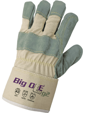 Big Ole® g2 Premium Top-Grade Side Select Split Cowhide Leather Palm Cut and Heat Resistant Gloves - 2000DP