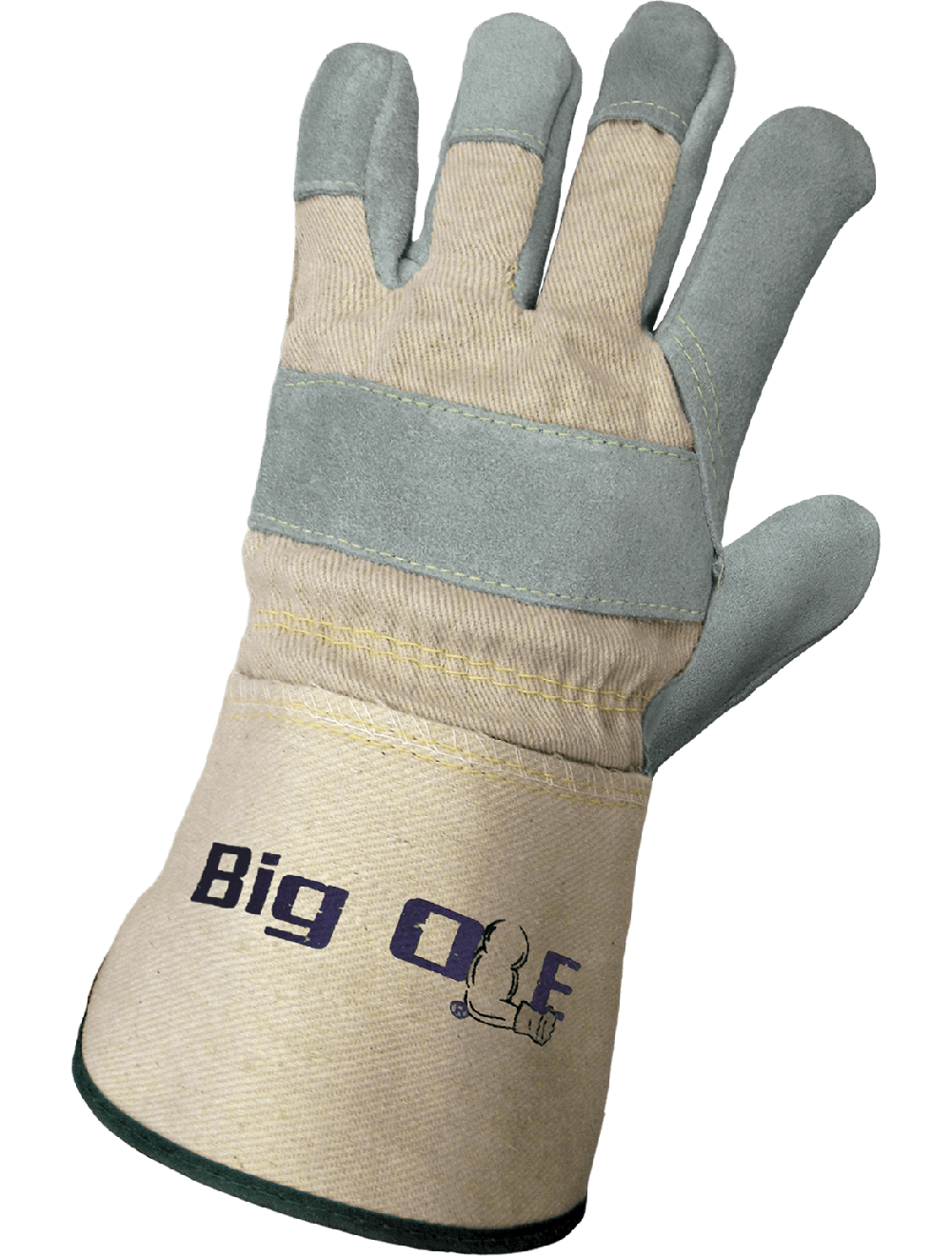 Big Ole® Premium Side Select Split Cow Leather Palm Gloves - 2100GC