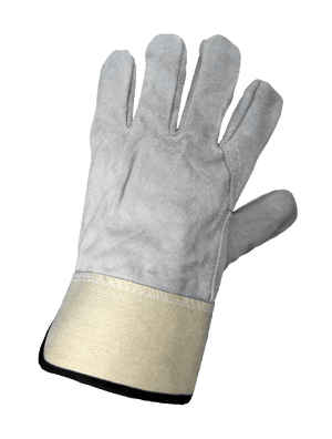 Split Cowhide Leather Gloves with Full Leather Back - 2250FC
