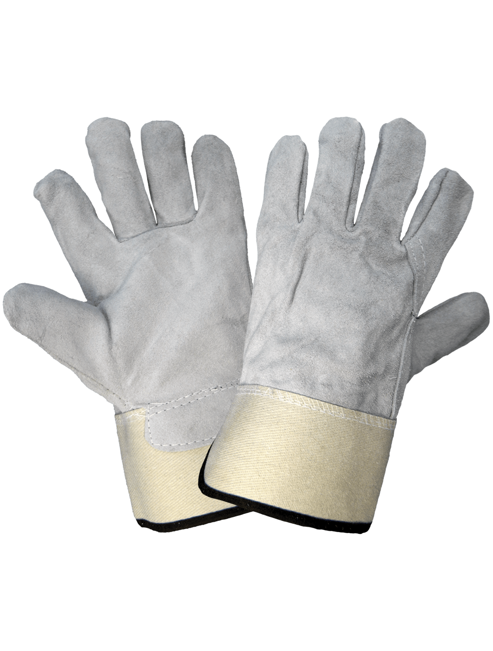 Split Cowhide Leather Gloves with Full Leather Back - 2250FC