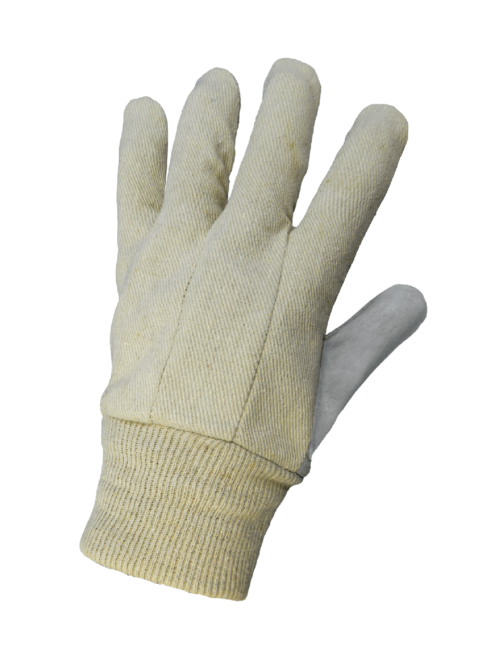 Economy Split Cowhide Leather Palm Gloves with Knit Wrist - 2300KW