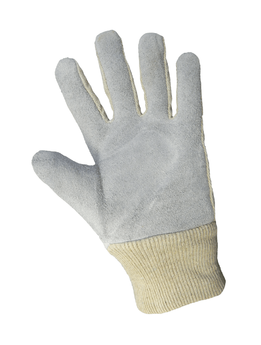 Economy Split Cowhide Leather Palm Gloves with Knit Wrist - 2300KW