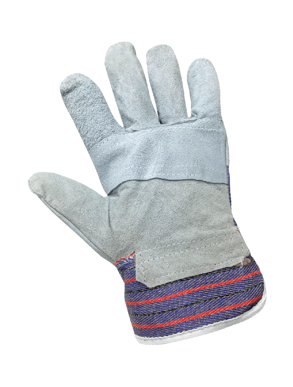 Economy Patch Palm Split Cowhide Leather Gloves - 2350PP
