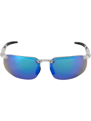 Swordfish® Green Mirror Anti-Fog Lens, Crystal Clear Frame Safety Glasses - BH10116AF