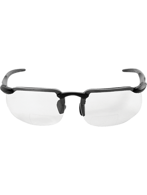 Swordfish® Clear 1.0 Diopter Bifocal Reader Style Lens, Matte Black Frame Safety Glasses - LIMITED STOCK - BH106110