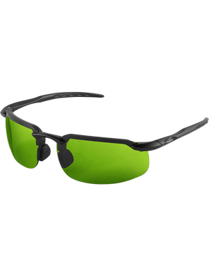 Swordfish® Green IR Shade 2.5 Lens, Matte Black Frame Safety Glasses - BH10616AF