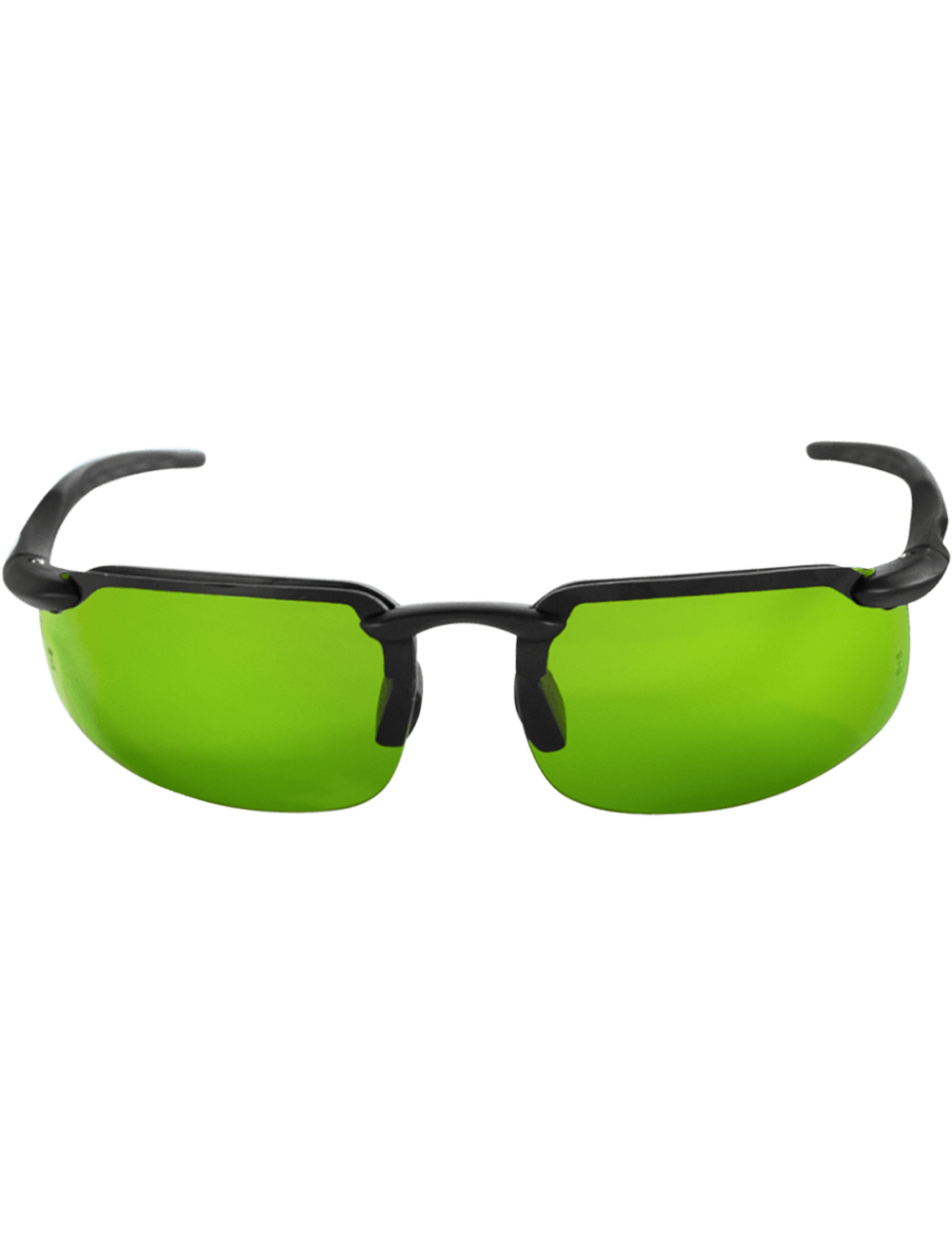 Swordfish® Green IR Shade 2.5 Lens, Matte Black Frame Safety Glasses - BH10616AF