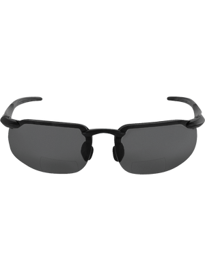 Swordfish® Smoke 2.5 Diopter Bifocal Reader Style Lens, Matte Black Frame Safety Glasses - LIMITED STOCK - BH106325