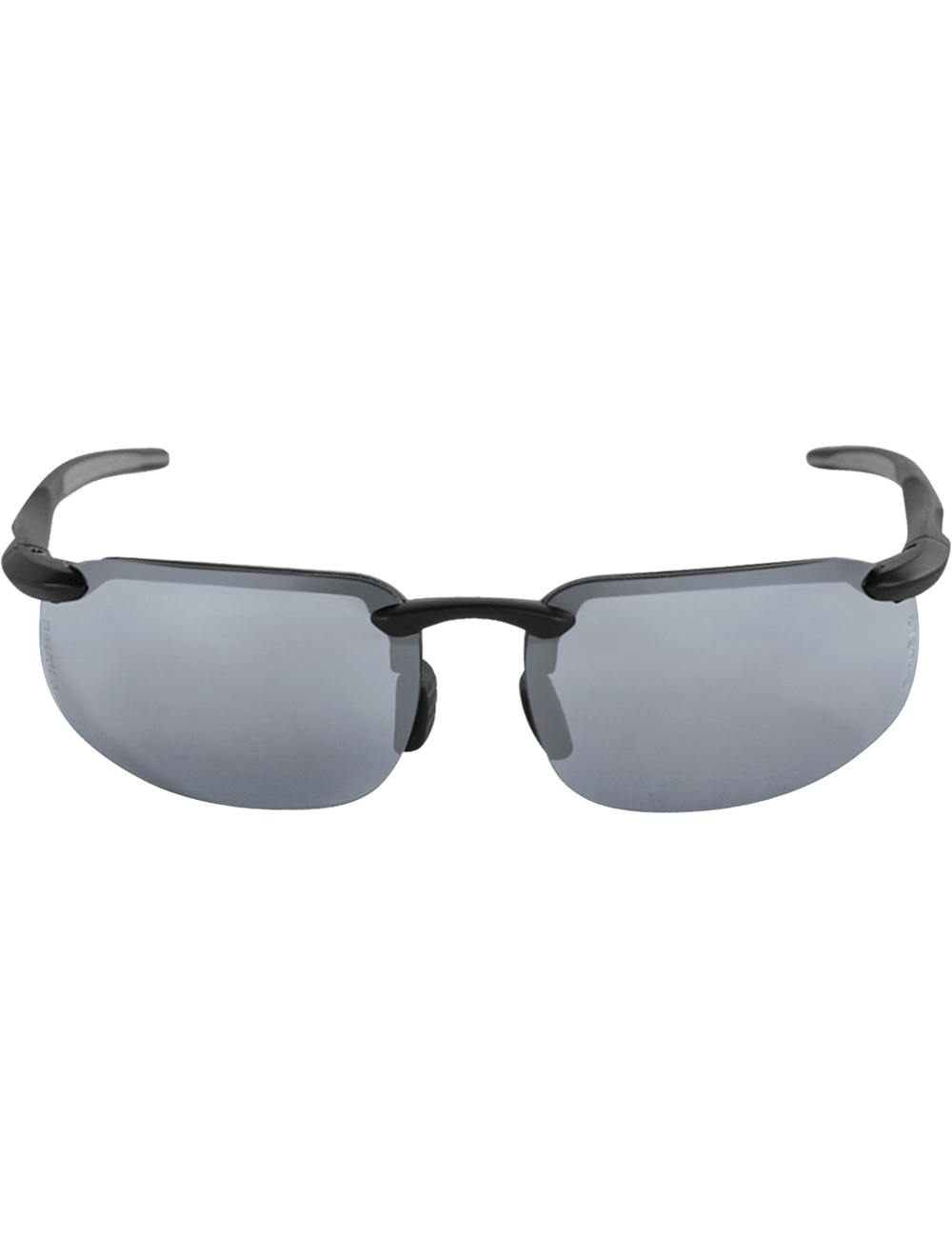 Swordfish® Silver Mirror Lens, Matte Black Frame Safety Glasses - BH1067