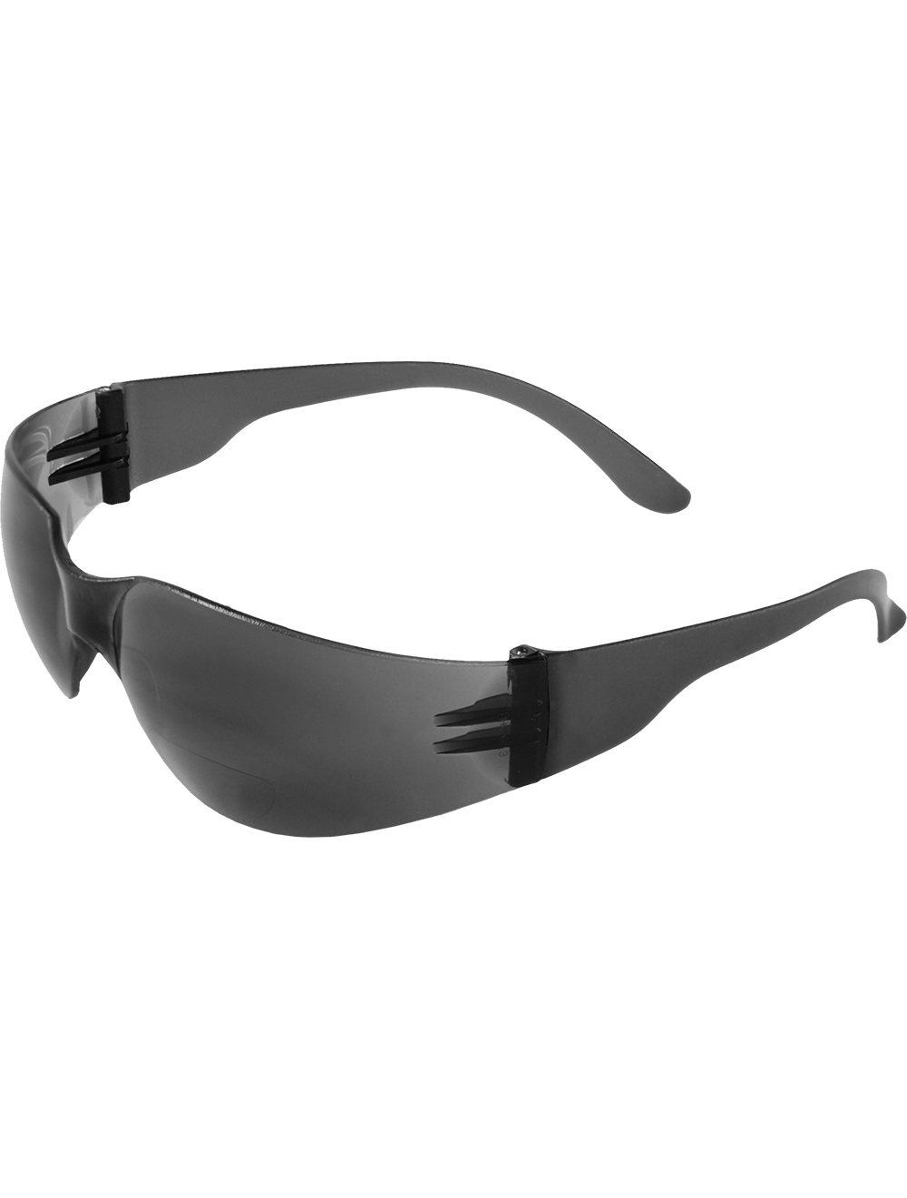 Torrent™ Smoke 2.0 Diopter Bifocal Reader Style Lens, Frosted Black Frame Safety Glasses - BH113320