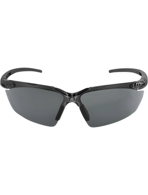 Mojarra® Dark Smoke Anti-Fog Lens, Crystal Black Frame Safety Glasses - BH1133AF