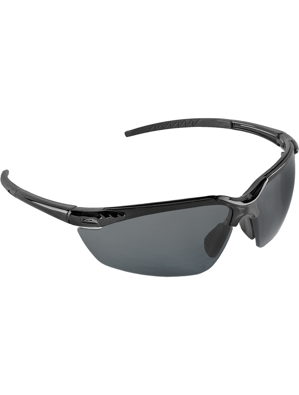 Mojarra® Dark Smoke Anti-Fog Lens, Crystal Black Frame Safety Glasses - BH1133AF