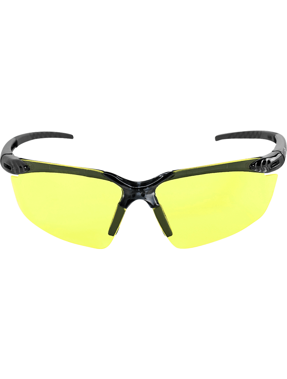 Mojarra® Yellow Lens, Crystal Black Frame Safety Glasses - BH1134